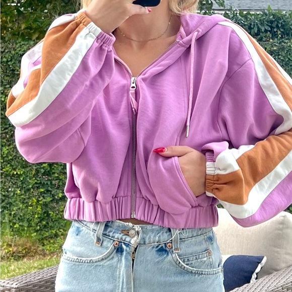 LSpace cinched waist hoodie - Picture 6 of 7